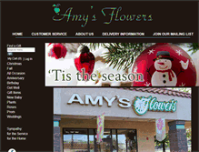 Tablet Screenshot of amysflowerssparks.com